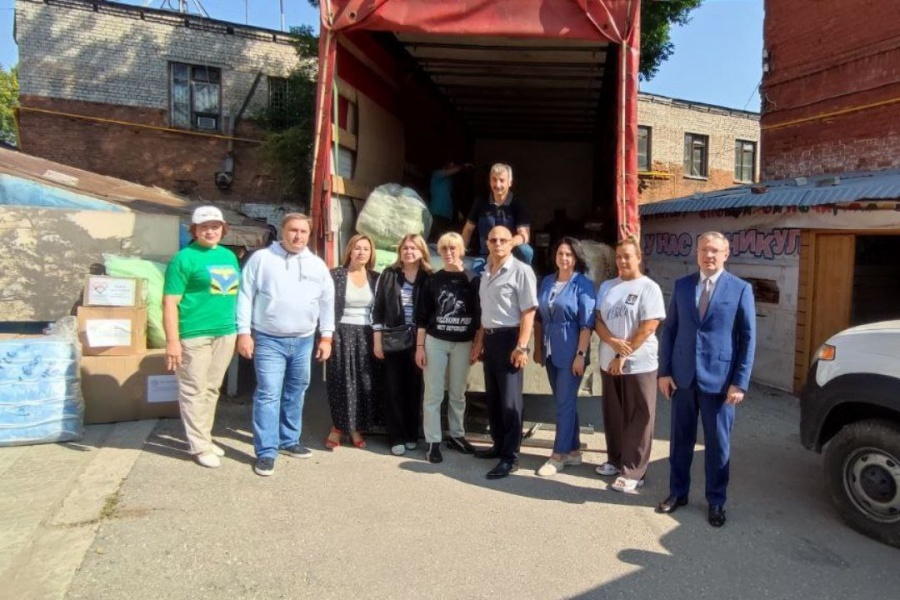 Помощь соотечественникам: гуманитарный груз отправлен жителям Курской области