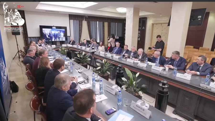 На стыке культуры, науки и космоса: ОП РФ провела круглый стол с участием легендарных космонавтов