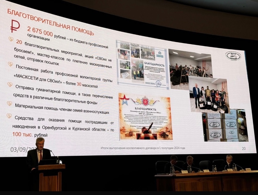 3 сентября 2024 года состоялась Конференция работников АО «АВТОВАЗ» 3 сентября 2024 года состоялась Конференция работников АО «АВТОВАЗ»