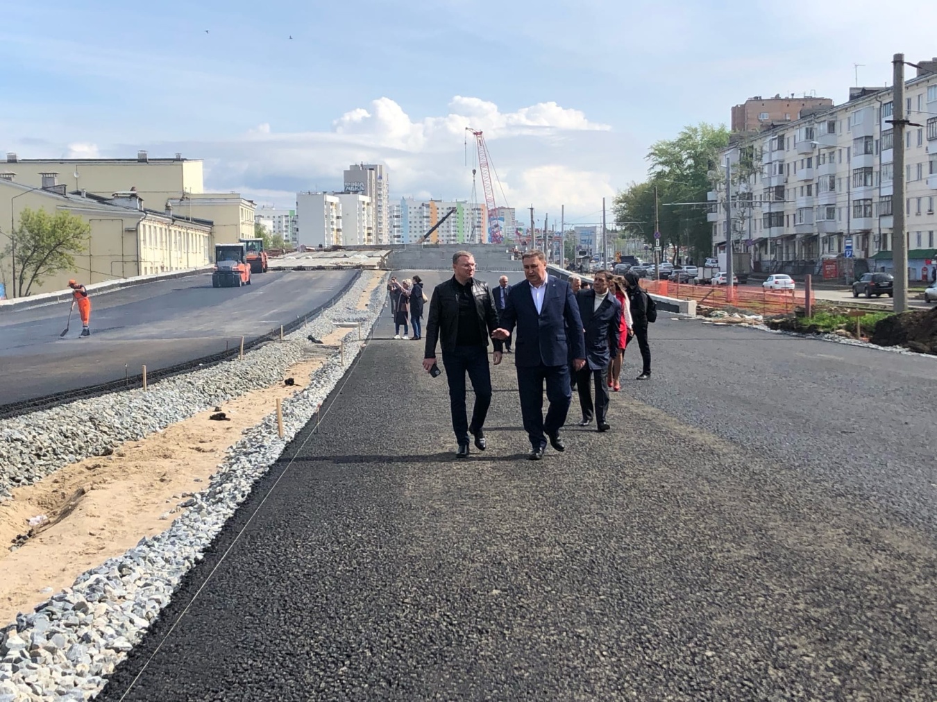 Двухуровневая автомобильная развязка