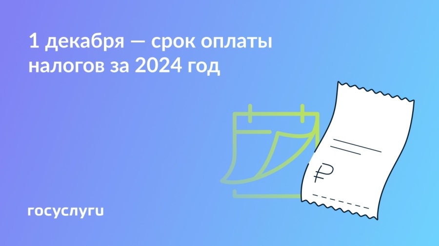 Не забудьте про налоги за 2024 год Не забудьте про налоги за 2024 год