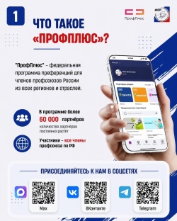 Программа лояльности ФНПР «ПрофПлюс»