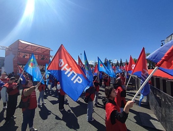 Сергей Иванович Черногаев выступил на Первомайском митинге в Самаре