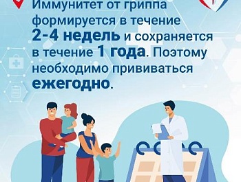 ️Вакцинопрофилактика гриппа — первоочередное правило сохранения здоровья в осенне-зимний период